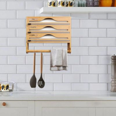 etagere en bois pour cuisine suspendu