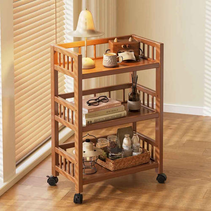 Etagere en bois pour cuisine - Mobile en bambou