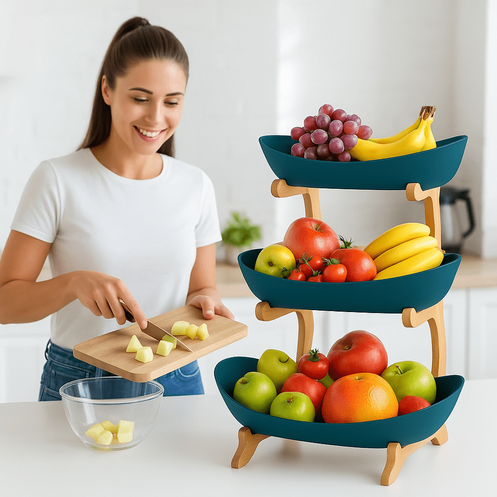 etagere en bois pour la cuisine