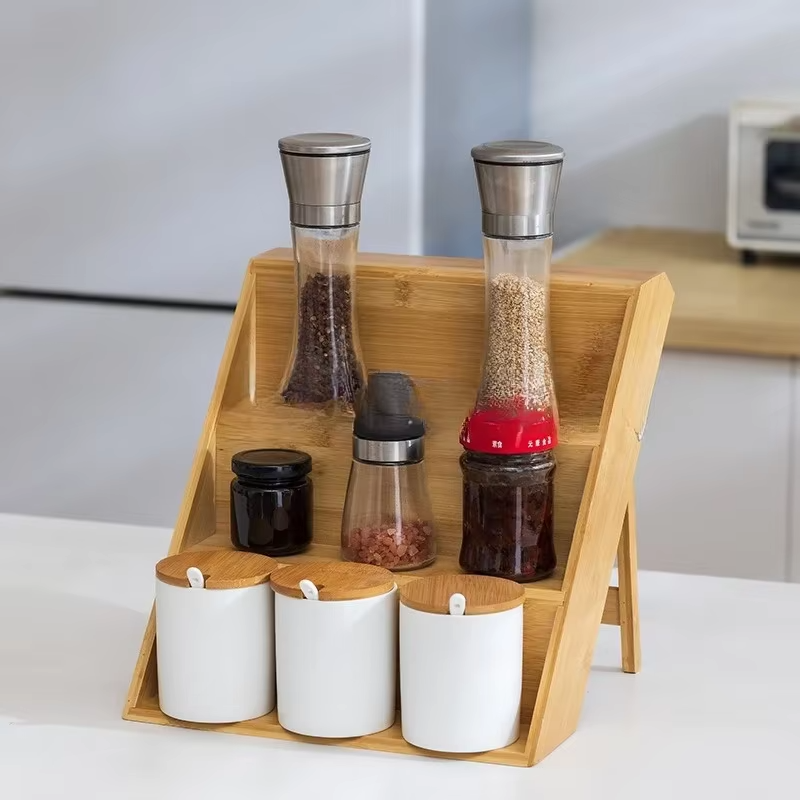 etagere epices bois presentoir