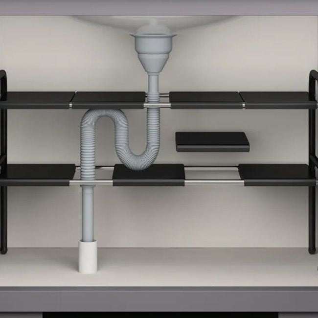 etagere evier avec ajustement