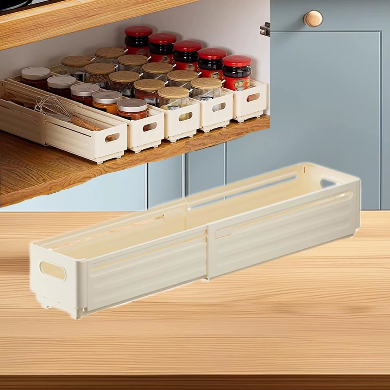 etagere evier coulissant