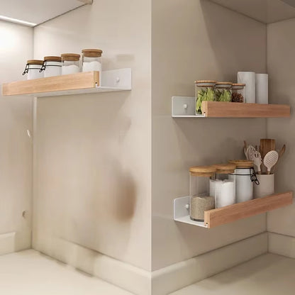 etagere mural bois pour le placard
