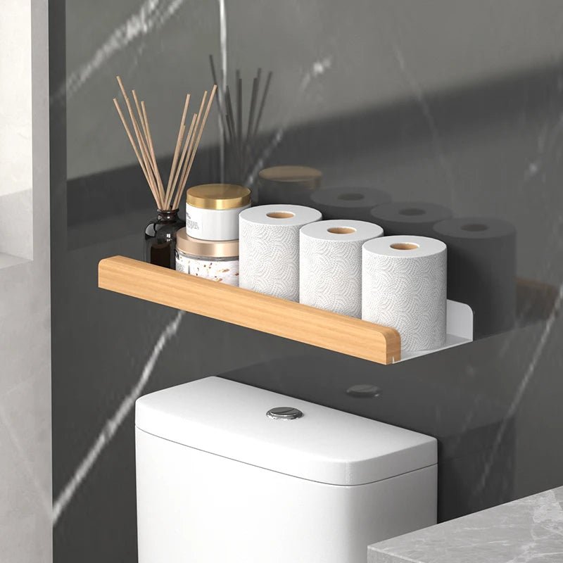 etagere murale bois blanc