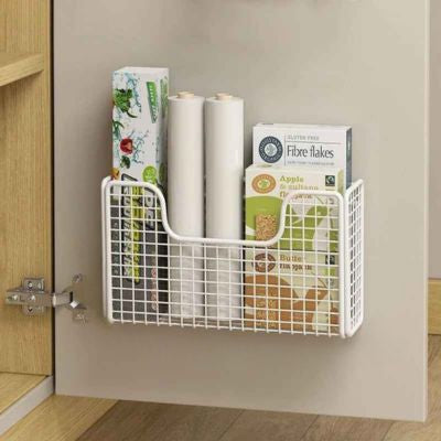 etagere sous evier blanc