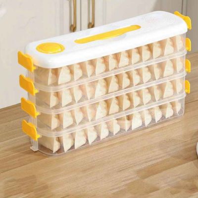 organisateur de frigo jaune