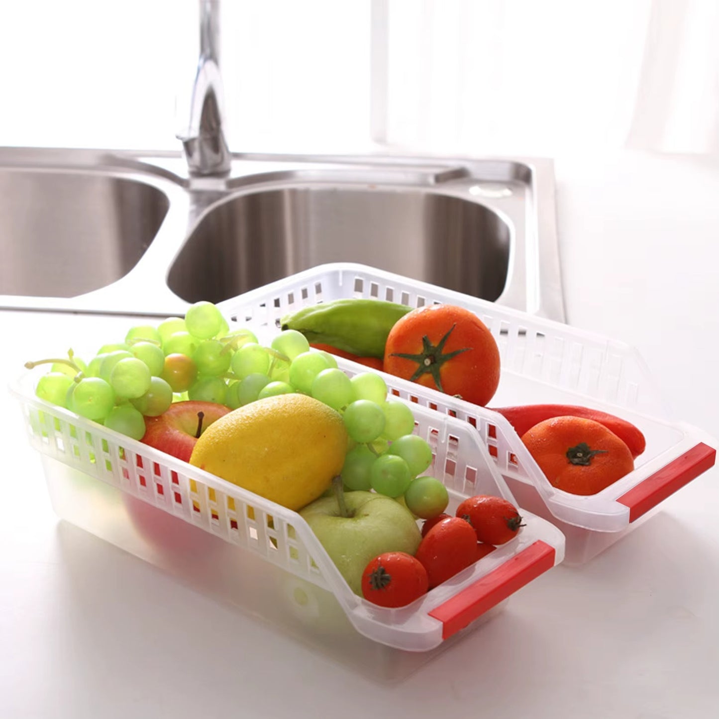 organisateur de frigo pour fruits et legumes