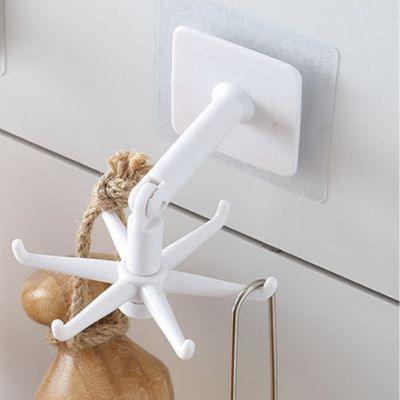 organisateur de placard de cuisine rotatif blanc