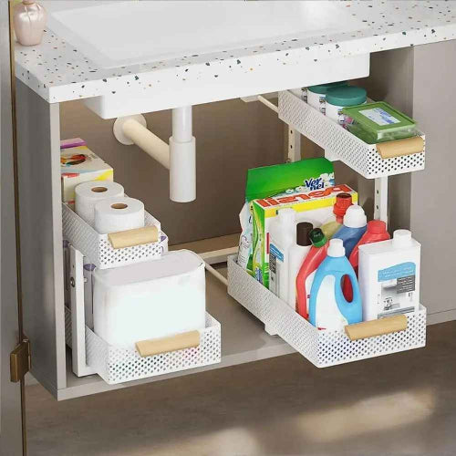 organisateur de sous evier sécuritaire