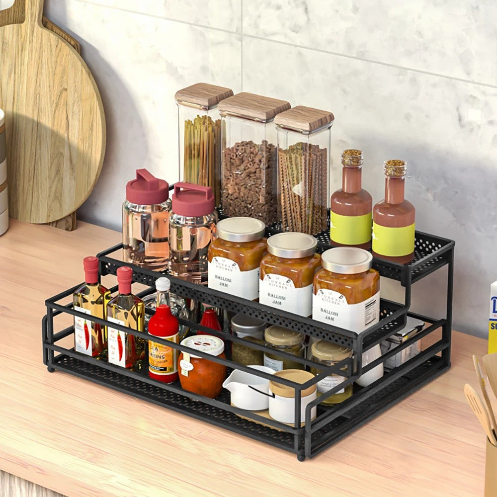 organisateur epices tiroir trois niveaux