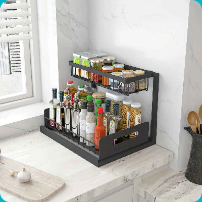 organisateur sous évier extensible polyvalent