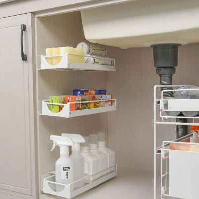 organisateur sous évier rangement