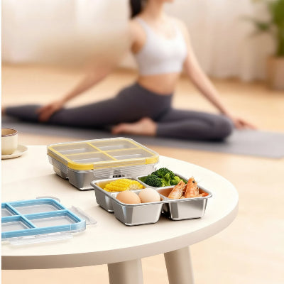 organisation frigo en acier inoxydable