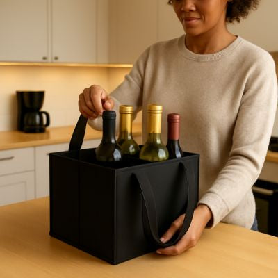 porte bouteille avec poignee