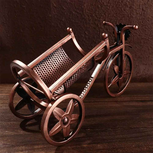 porte bouteille suspendu avec trois roues