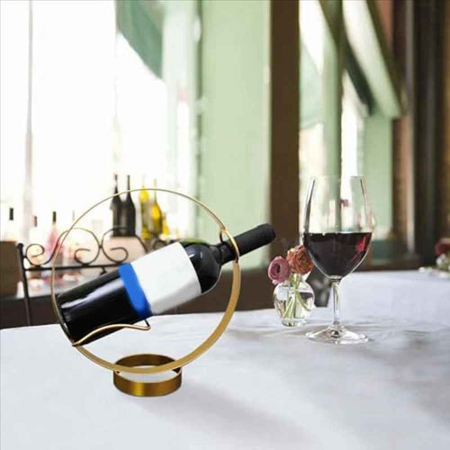 porte bouteille suspendu circulaire