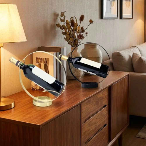 porte bouteille suspendu design