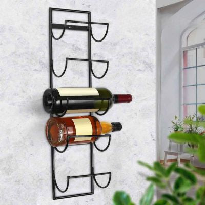 porte bouteille suspendu en metal