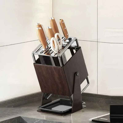 porte couteaux avec drain