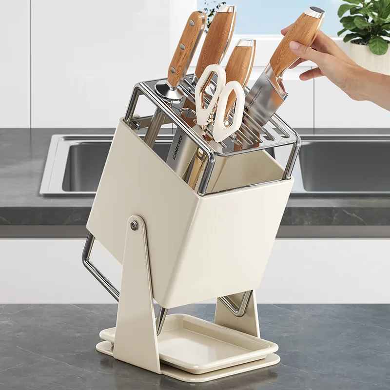 Porte couteaux - Inox sans perçage