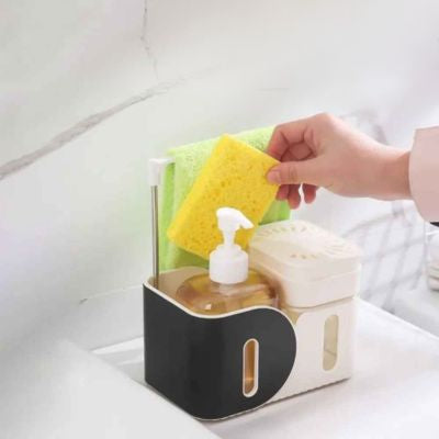 porte eponge evier 4 en 1