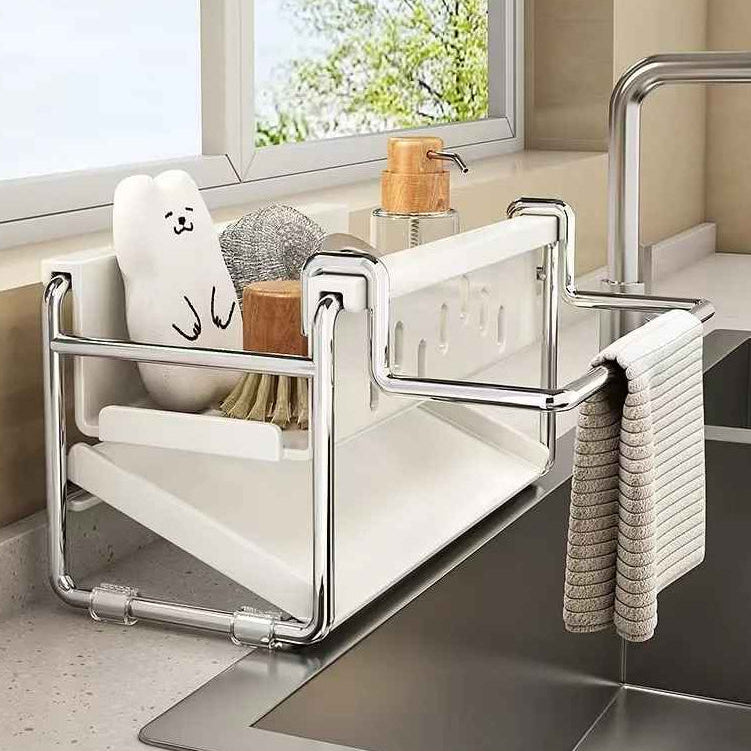 porte eponge evier avec porte linge