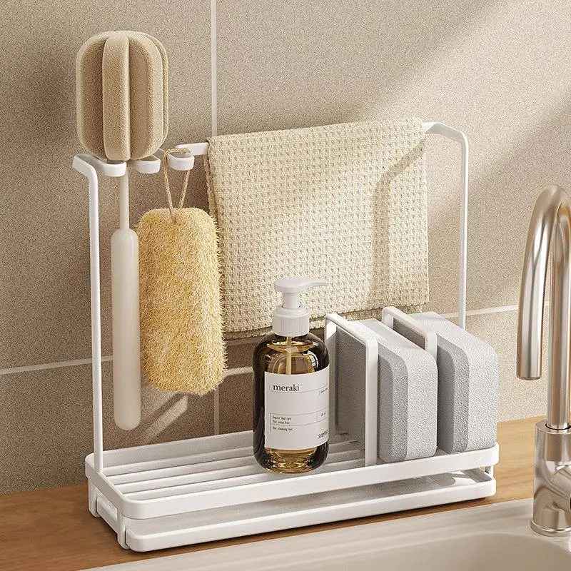 porte eponge evier avec porte serviette