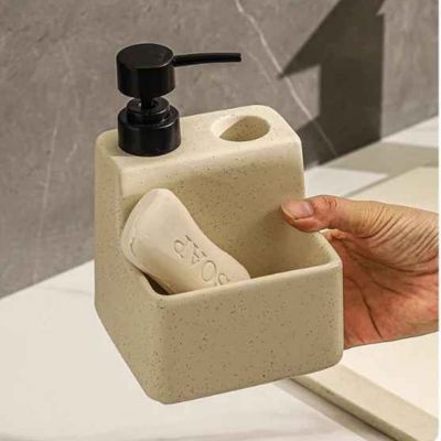 porte eponge evier beige