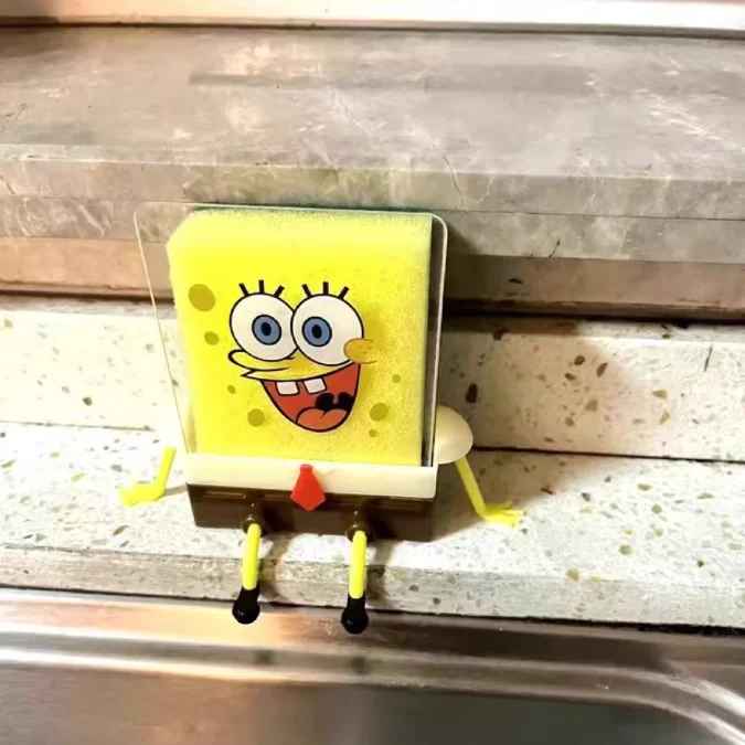 porte eponge evier drole