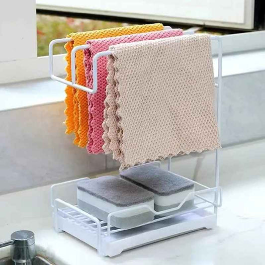porte eponge evier en acier