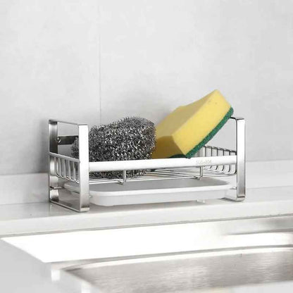 porte eponge evier en metal