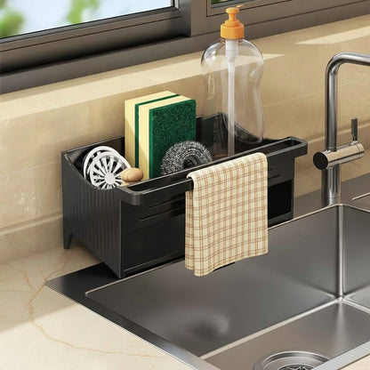 porte eponge evier noir durable