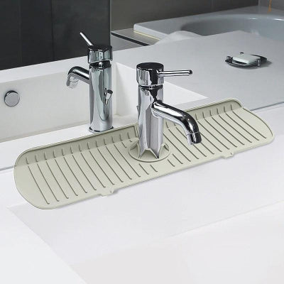 porte éponge évier silicone crème