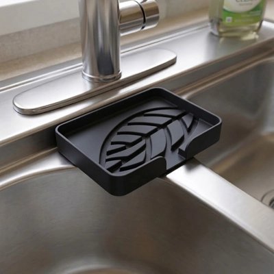 Porte éponge pour évier avec drain