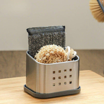 Porte éponges évier – Acier inoxydable - Cuisitrucs
