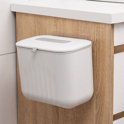 Poubelle sous evier avec couvercle