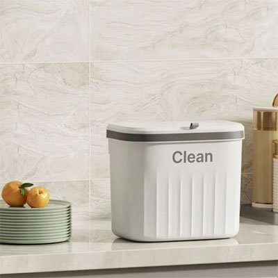 Poubelle sous evier en plastique