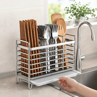 range couvert avec plateau de drainage