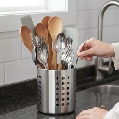 Range couvert​ cylindrique