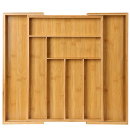 Range couverts tiroir - En bambou