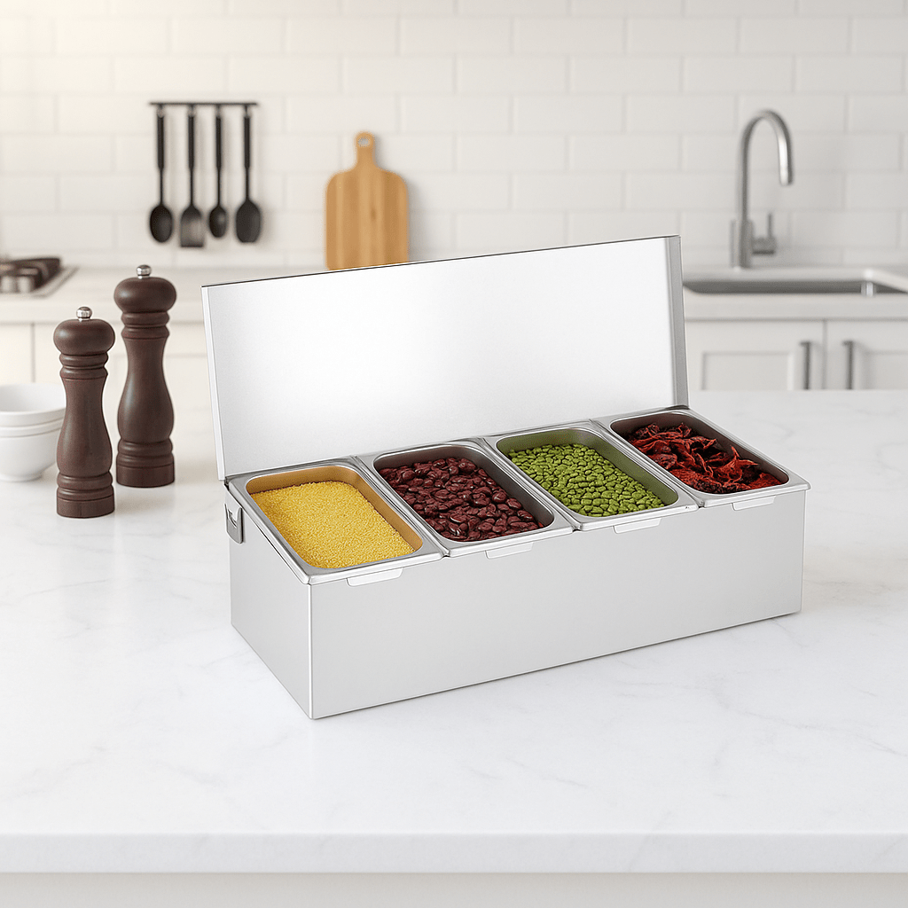 range epices pour tiroir en acier inox