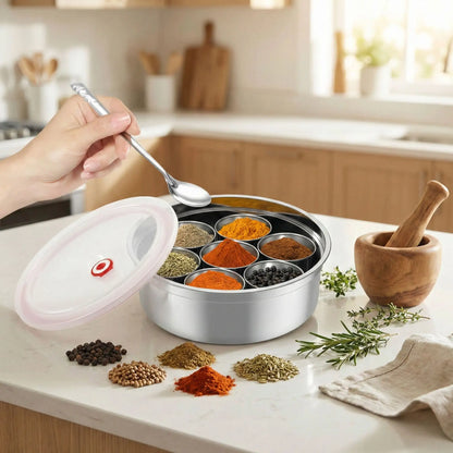 range epices tiroir avec cuillere