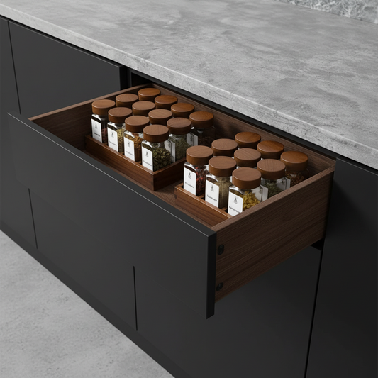 range epices tiroir pots