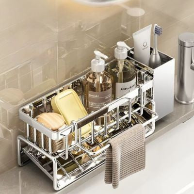 range-eponge-evier-en-acier