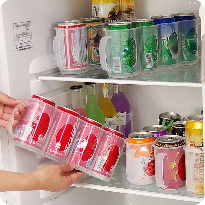 rangement canette frigo pour quatre