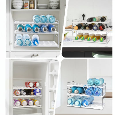 rangement canettes frigo pratique