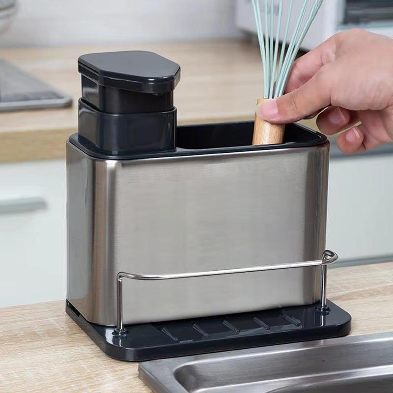 rangement cuisine acier