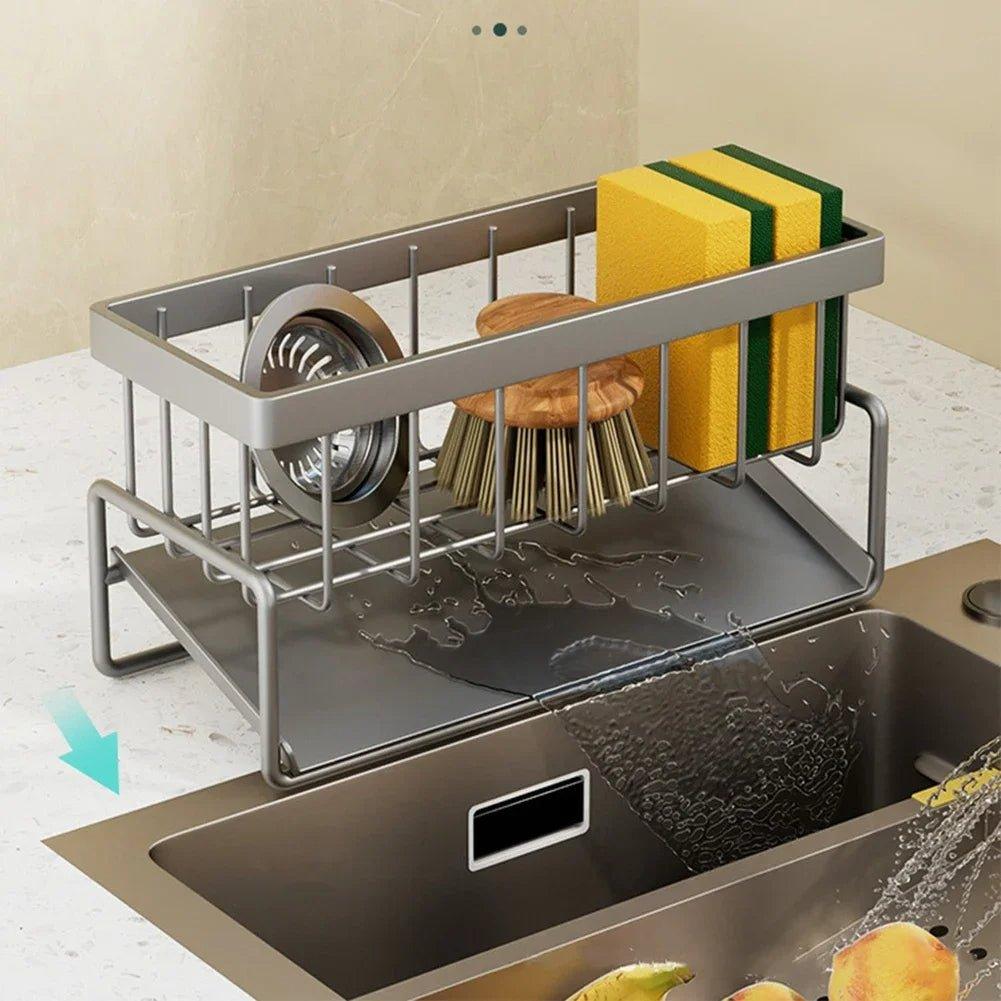 rangement cuisine en acier inoxydable