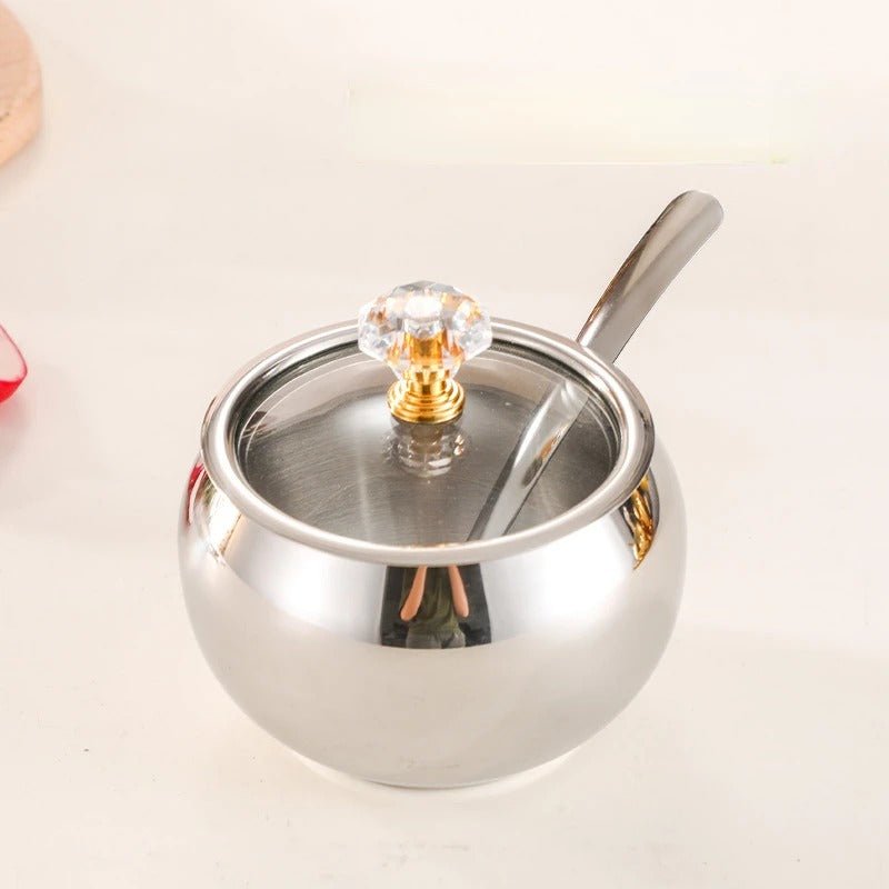 rangement epice cuisine pot en acier