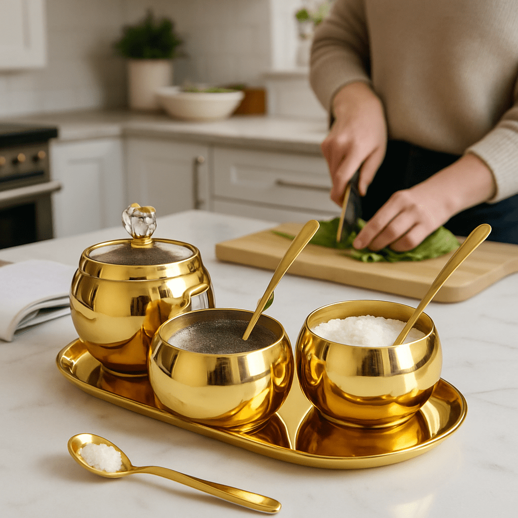 rangement epice cuisine ensemble de pots